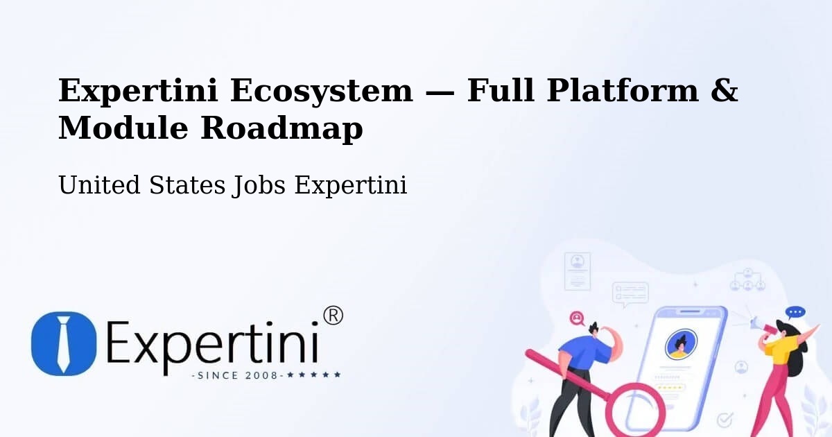 Expertini Ecosystem — Full Platform & Module Roadmap – Maple Plain
