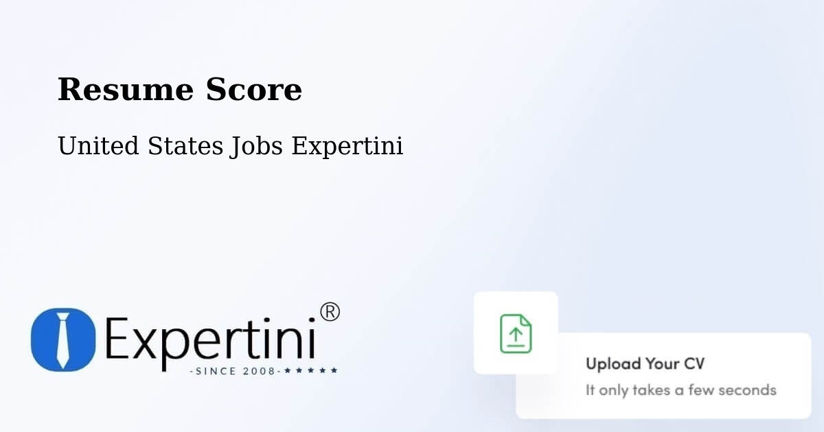 Resume Score & Job Description Match Tool – Maple Plain - United States Jobs Expertini